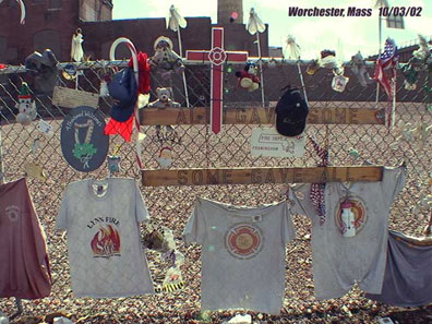Memorial in Worchester, Mass.